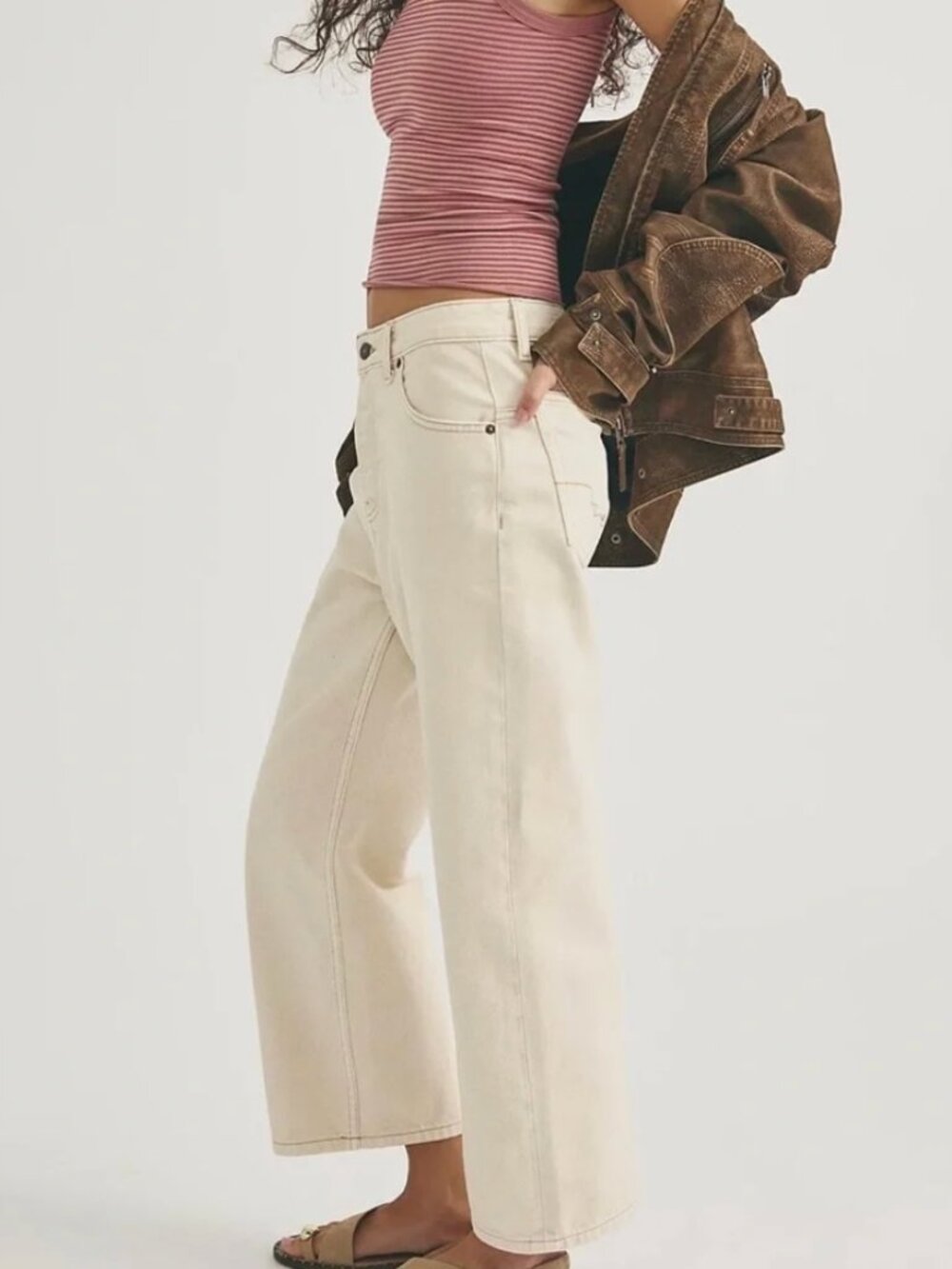 We The Free Deep Trance Dropped Boyfriend Jeans Distres - Picture 3 of 11